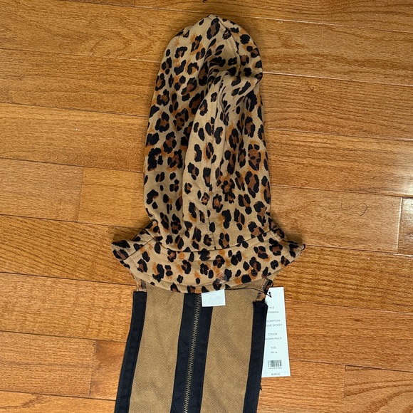 NWT Veronica Beard, leopard hoodie Dickie size 00-14 - Picture 7 of 7